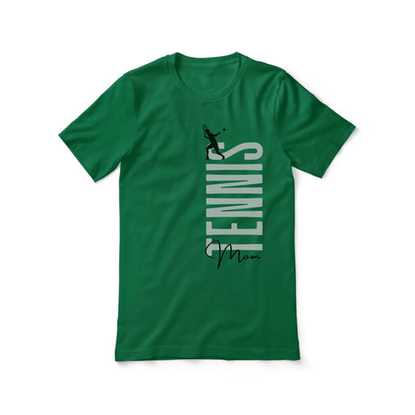 Personalized Tennis Mom Shirt With Mascot, Icon, and Tennis Player Name on a Unisex T-Shirt