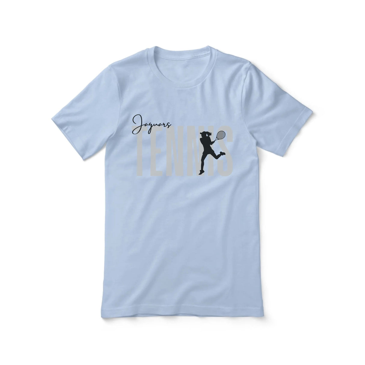 Personalized Tennis Shirt With Modern Bold Design on a Unisex T-Shirt