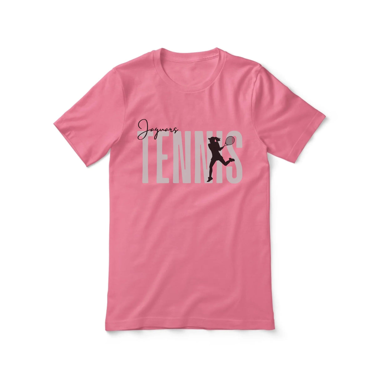 Personalized Tennis Shirt With Modern Bold Design on a Unisex T-Shirt