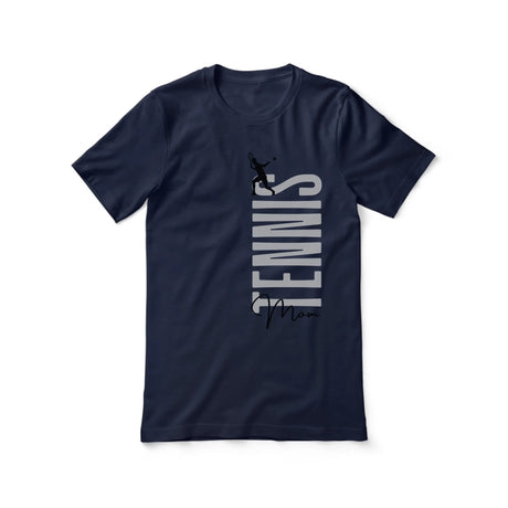 Personalized Tennis Mom Shirt With Mascot, Icon, and Tennis Player Name on a Unisex T-Shirt
