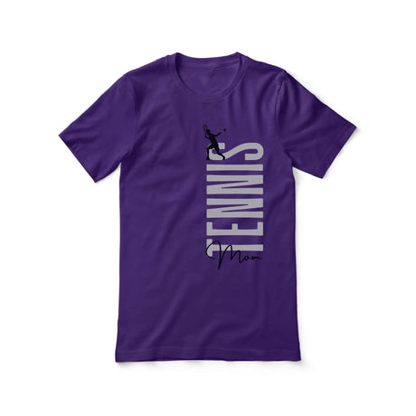 Personalized Tennis Mom Shirt With Mascot, Icon, and Tennis Player Name on a Unisex T-Shirt