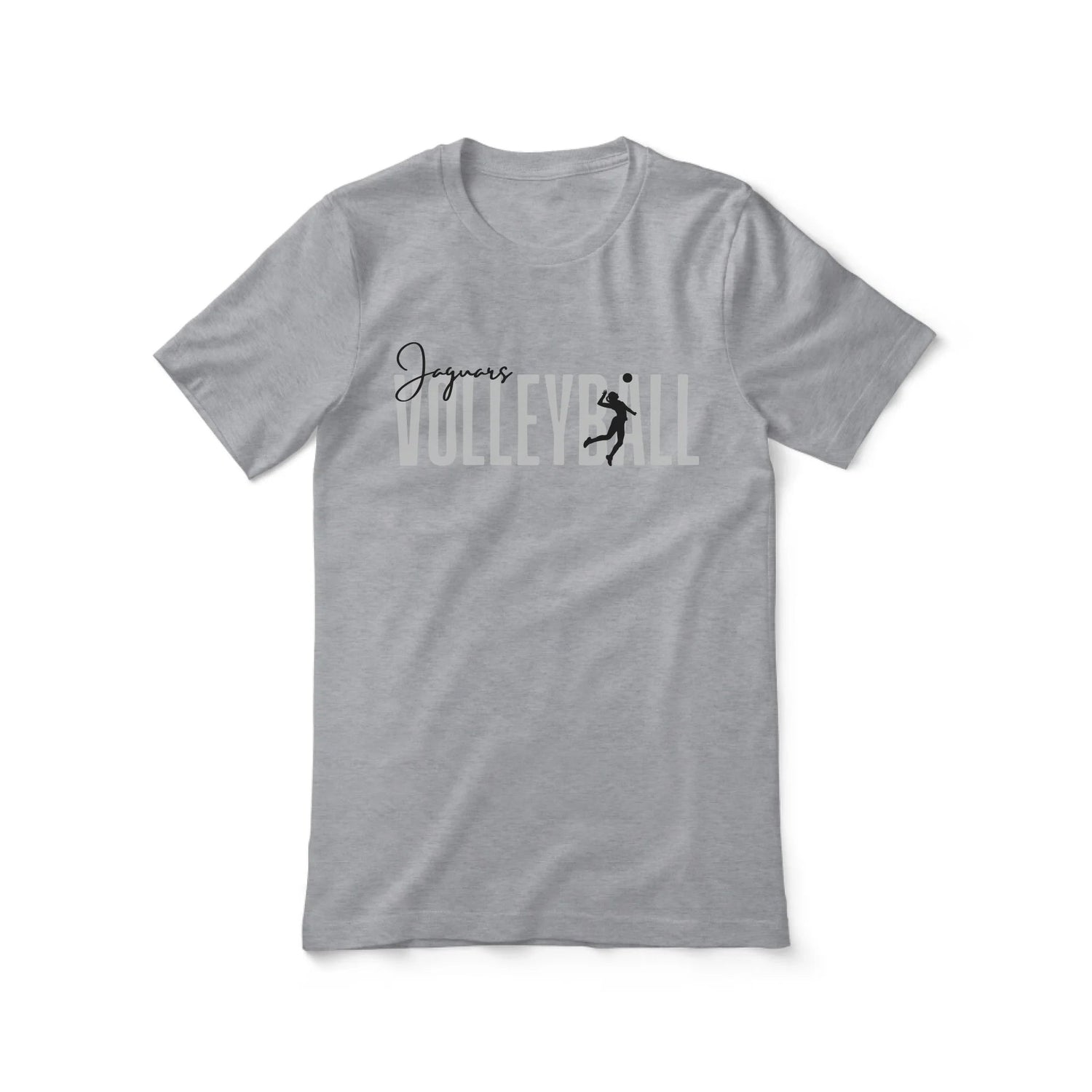 Personalized Volleyball Shirt With Modern Bold Design on a Unisex T-Shirt