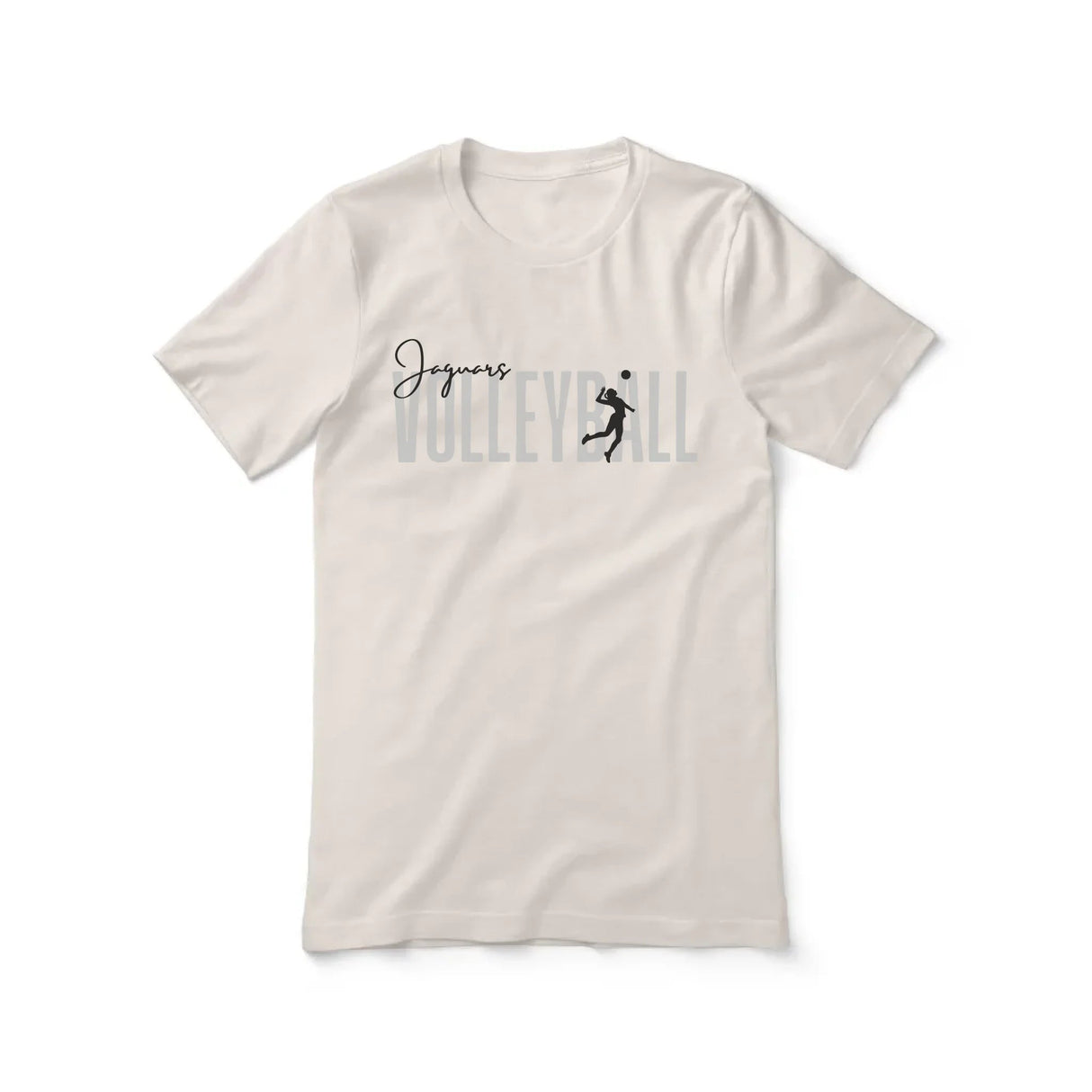 Personalized Volleyball Shirt With Modern Bold Design on a Unisex T-Shirt