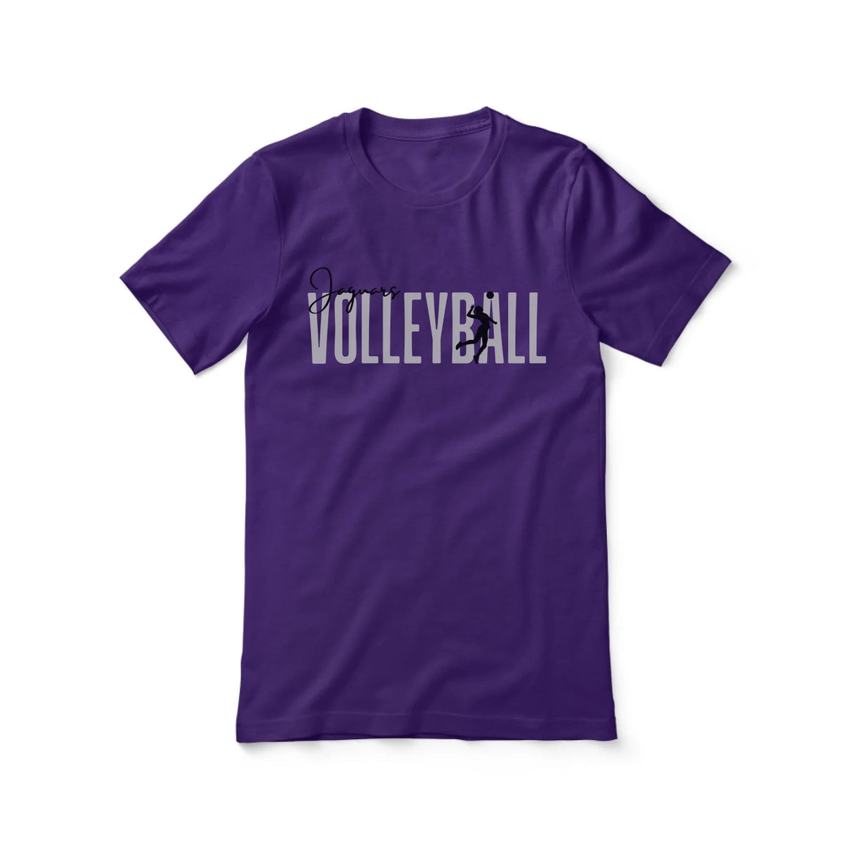 Personalized Volleyball Shirt With Modern Bold Design on a Unisex T-Shirt
