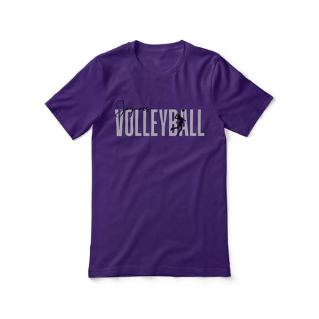 Personalized Volleyball Shirt With Modern Bold Design on a Unisex T-Shirt