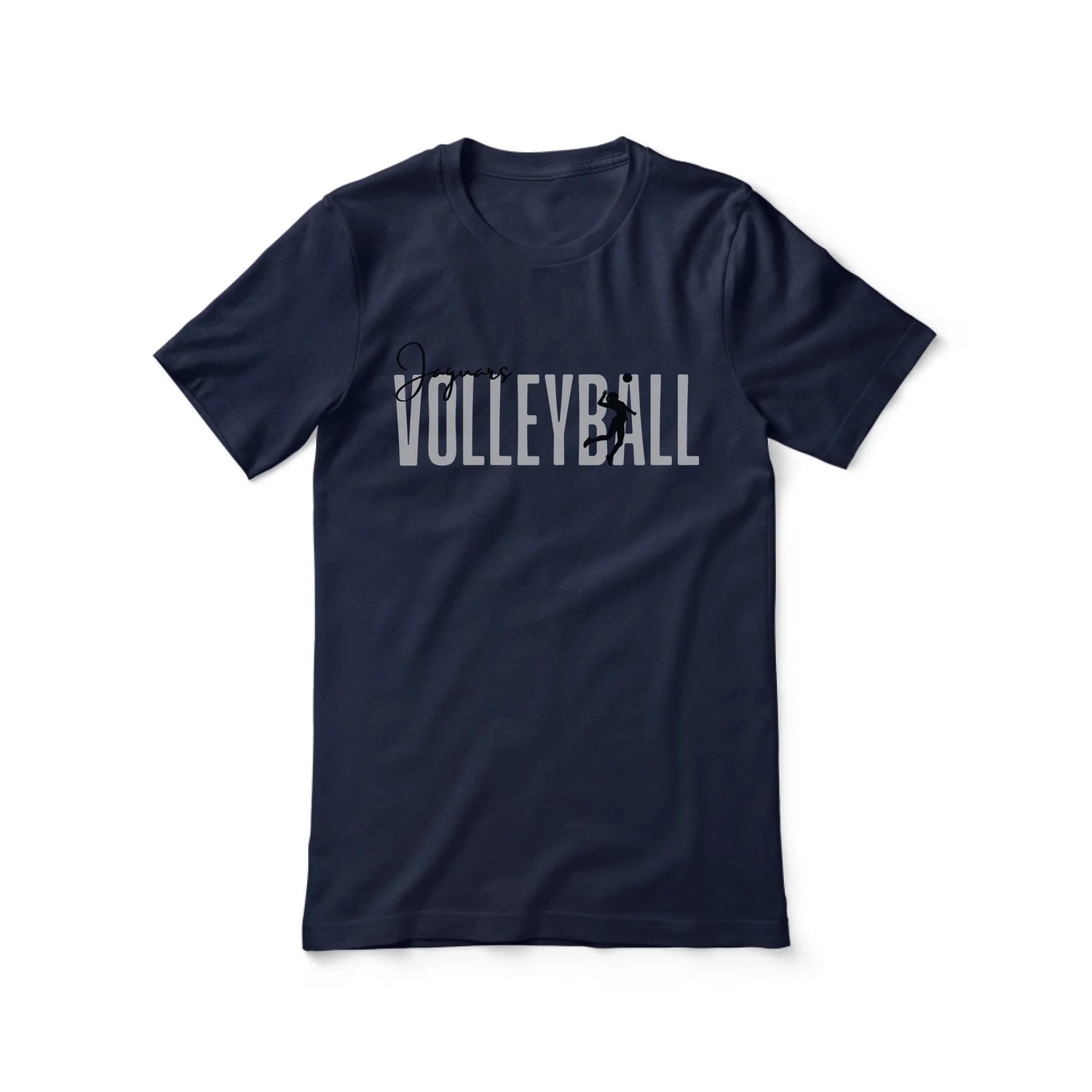 Personalized Volleyball Shirt With Modern Bold Design on a Unisex T-Shirt