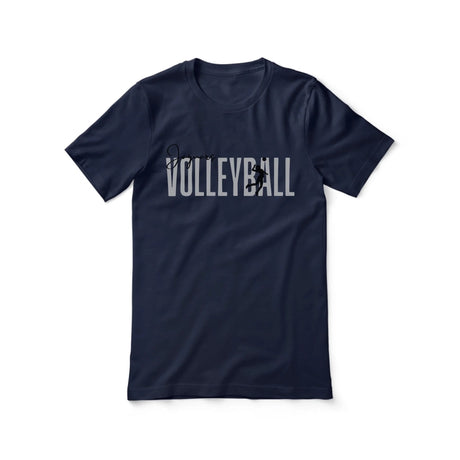 Personalized Volleyball Shirt With Modern Bold Design on a Unisex T-Shirt