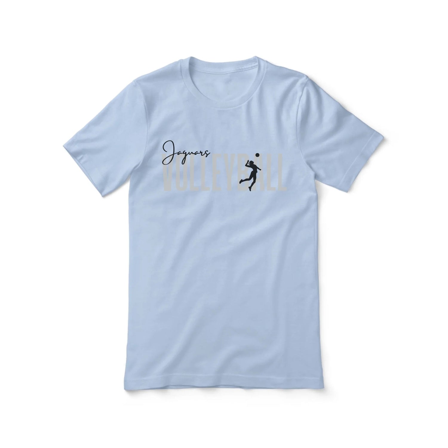 Personalized Volleyball Shirt With Modern Bold Design on a Unisex T-Shirt