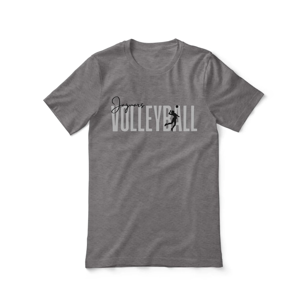 Personalized Volleyball Shirt With Modern Bold Design on a Unisex T-Shirt