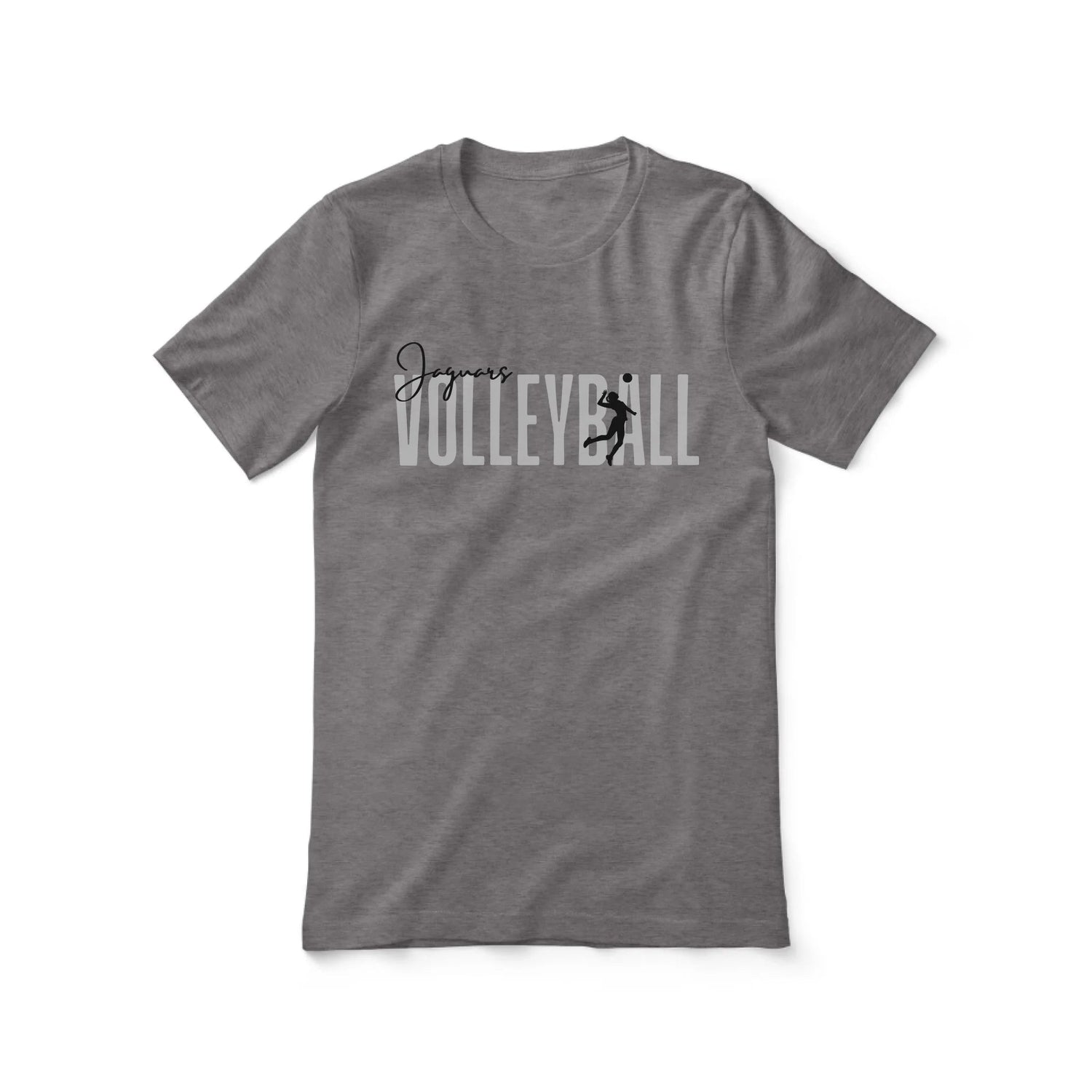 Personalized Volleyball Shirt With Modern Bold Design on a Unisex T-Shirt