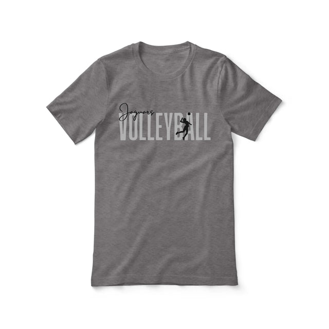 Personalized Volleyball Shirt With Modern Bold Design on a Unisex T-Shirt