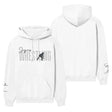 Personalized Wrestling on a Hoodie With Modern Bold Designs and Wrestler Name on Sleeve on a Hoodie