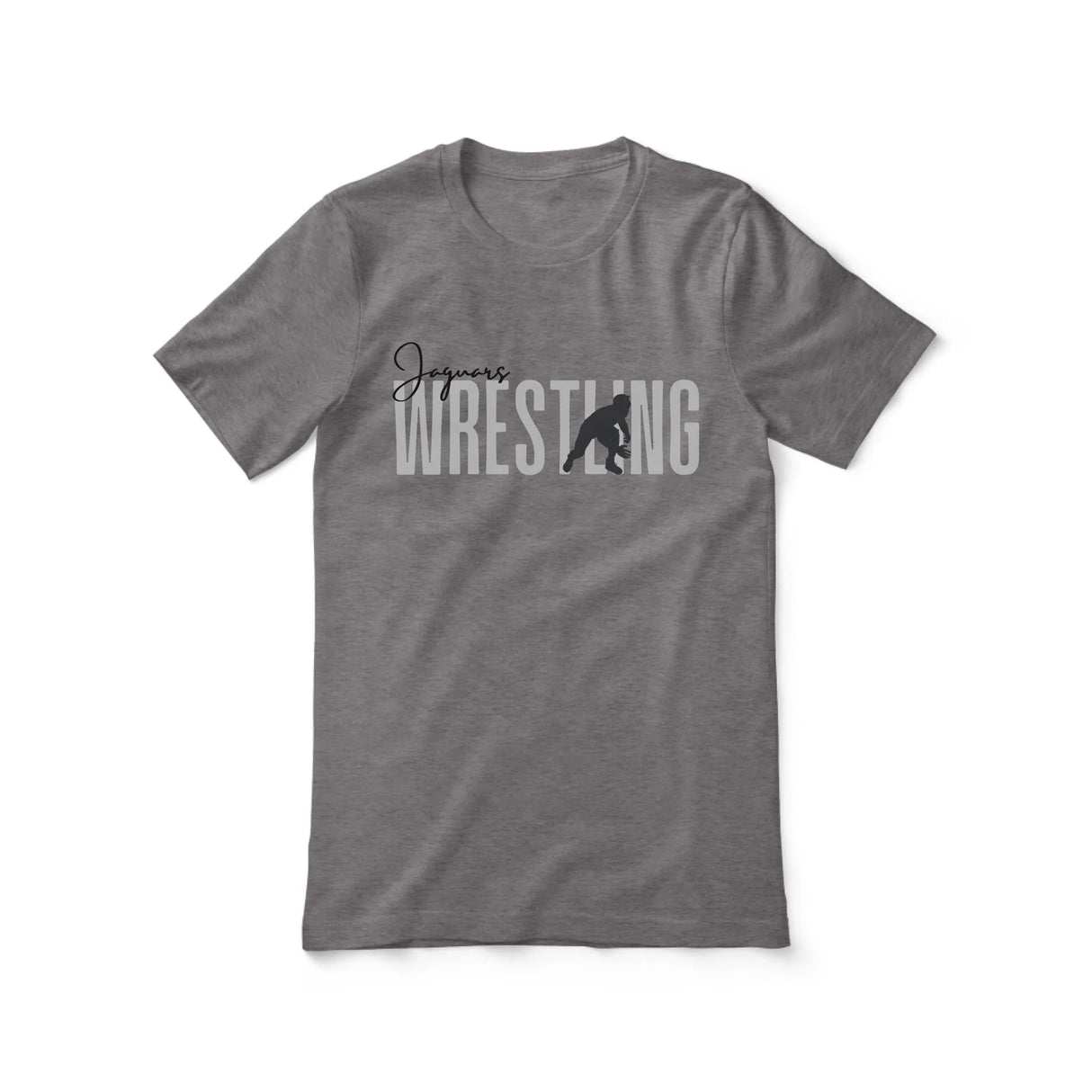 Personalized Wrestling Shirt With Modern Bold Design on a Unisex T-Shirt