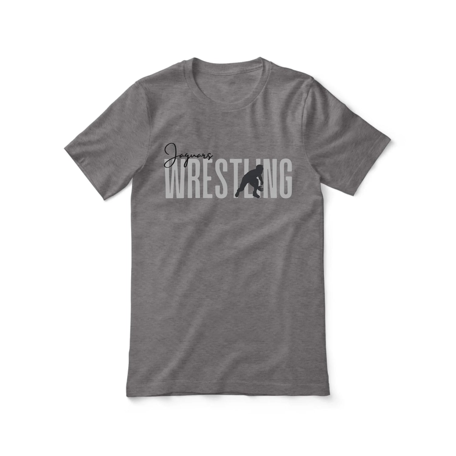 Personalized Wrestling Shirt With Modern Bold Design on a Unisex T-Shirt