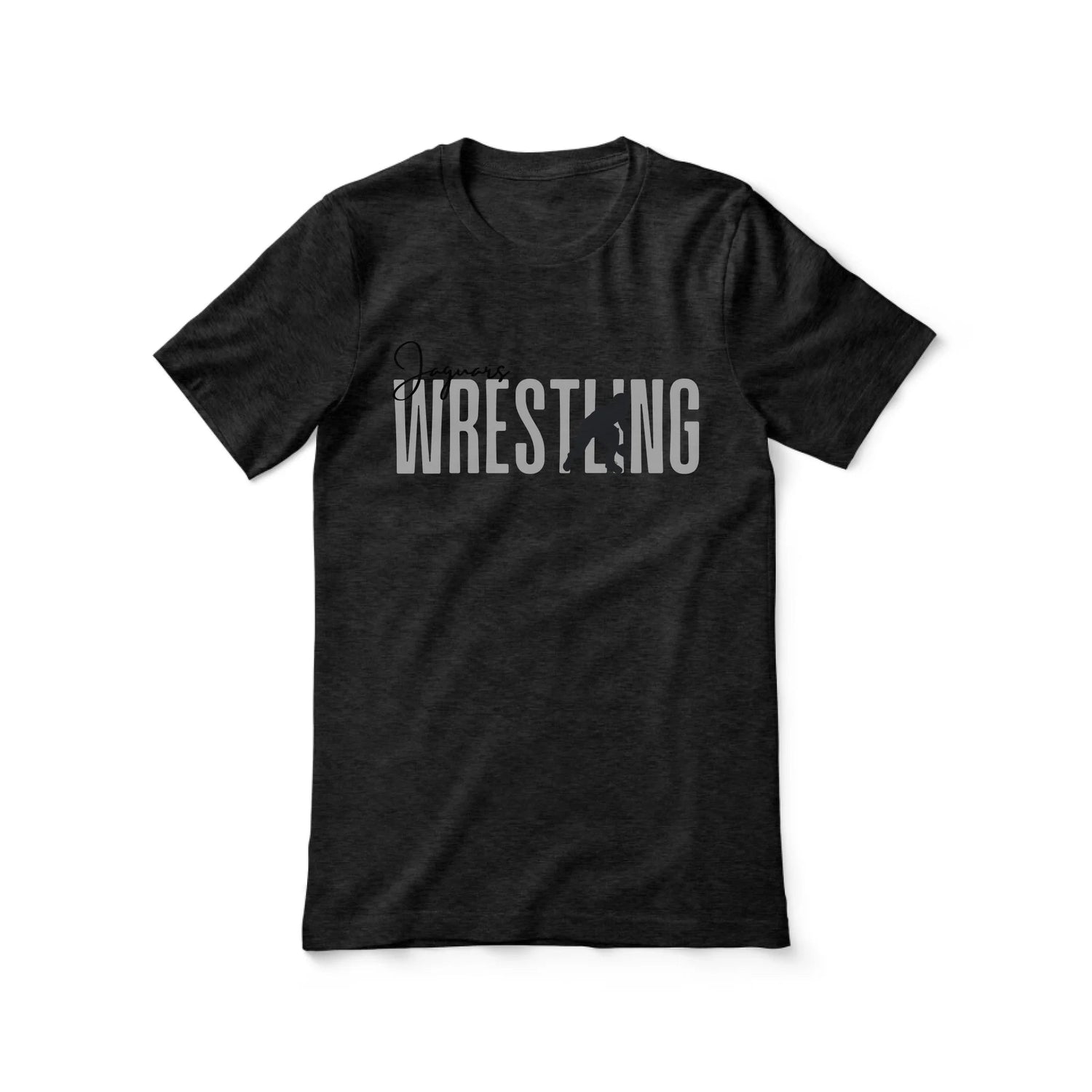Personalized Wrestling Shirt With Modern Bold Design on a Unisex T-Shirt