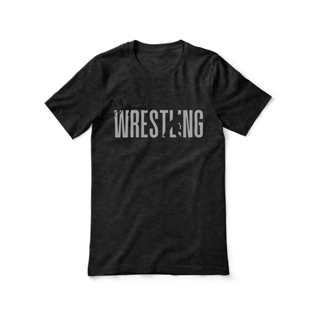 Personalized Wrestling Shirt With Modern Bold Design on a Unisex T-Shirt