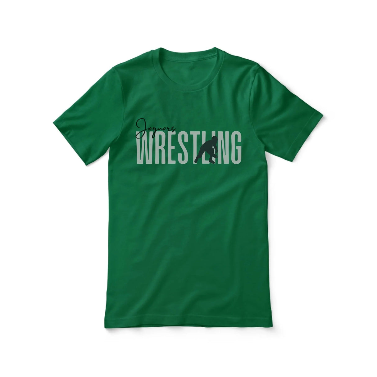Personalized Wrestling Shirt With Modern Bold Design on a Unisex T-Shirt