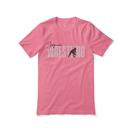 Personalized Wrestling Shirt With Modern Bold Design on a Unisex T-Shirt
