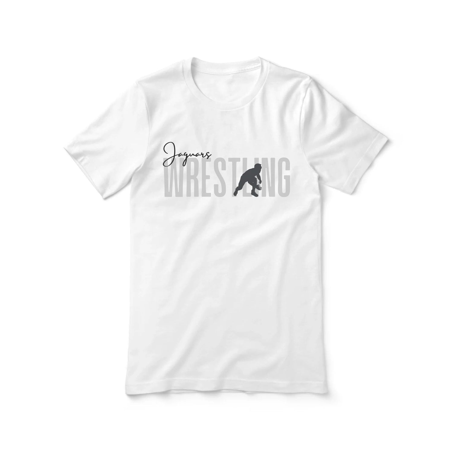 Personalized Wrestling Shirt With Modern Bold Design on a Unisex T-Shirt