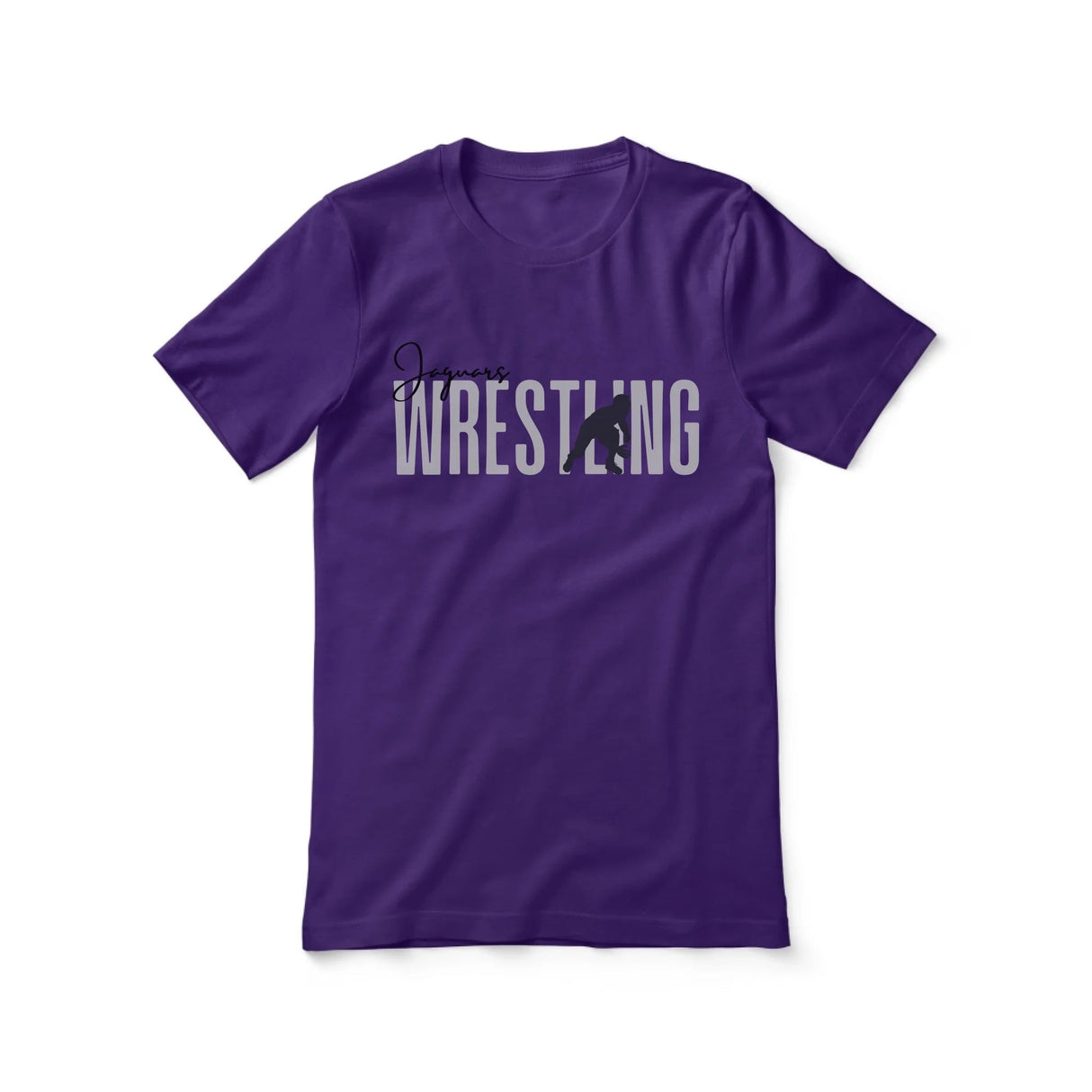 Personalized Wrestling Shirt With Modern Bold Design on a Unisex T-Shirt