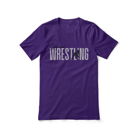 Personalized Wrestling Shirt With Modern Bold Design on a Unisex T-Shirt