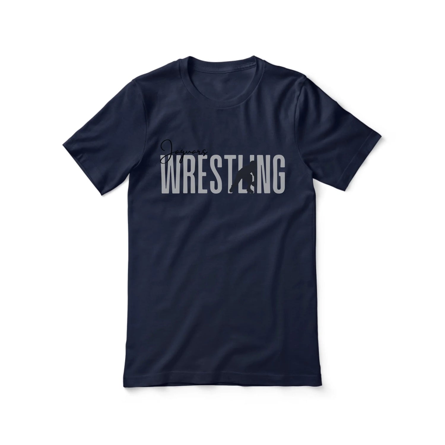 Personalized Wrestling Shirt With Modern Bold Design on a Unisex T-Shirt