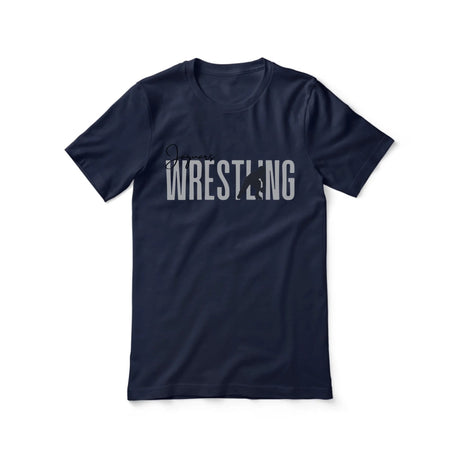Personalized Wrestling Shirt With Modern Bold Design on a Unisex T-Shirt