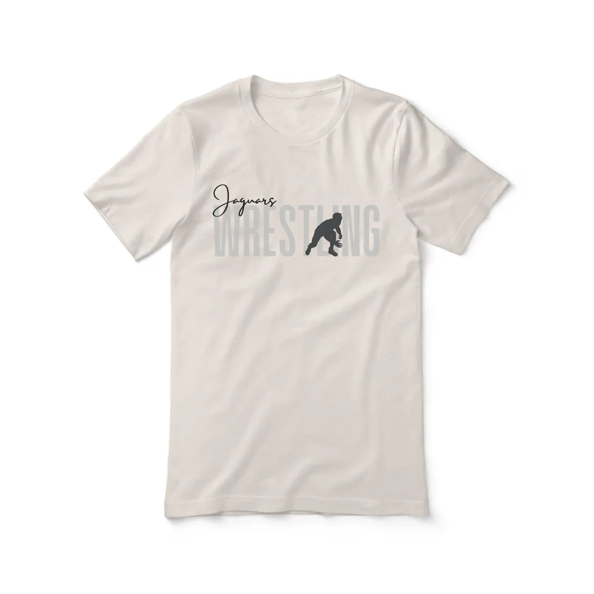 Personalized Wrestling Shirt With Modern Bold Design on a Unisex T-Shirt