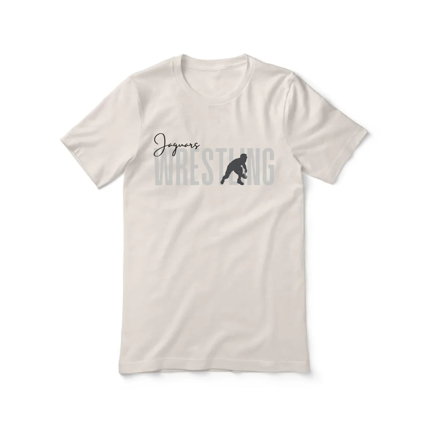 Personalized Wrestling Shirt With Modern Bold Design on a Unisex T-Shirt