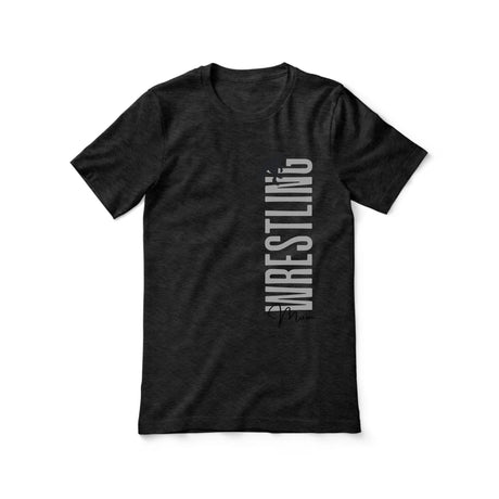 Personalized Wrestling Mom Shirt With Mascot, Icon, and Wrestler Name on a Unisex T-Shirt