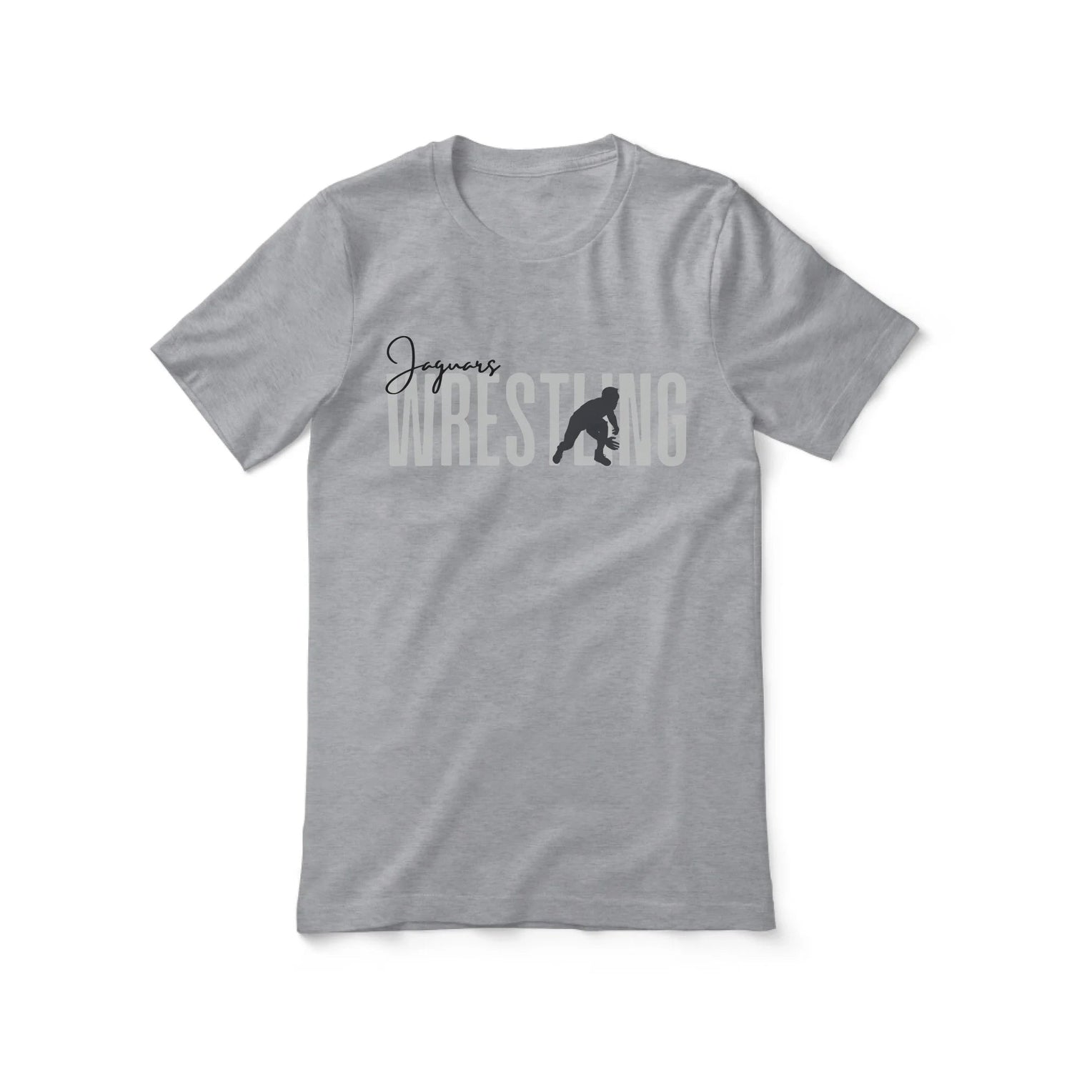 Personalized Wrestling Shirt With Modern Bold Design on a Unisex T-Shirt