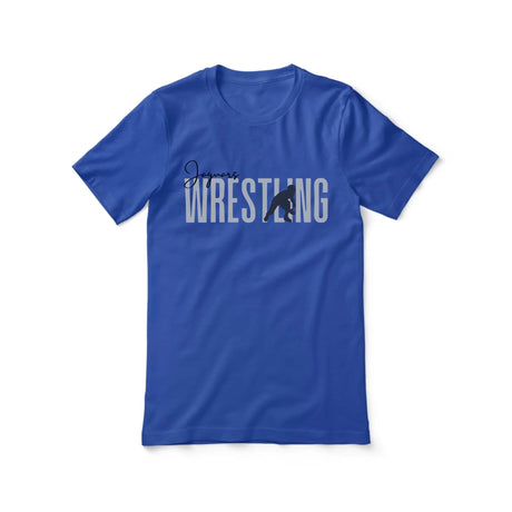 Personalized Wrestling Shirt With Modern Bold Design on a Unisex T-Shirt