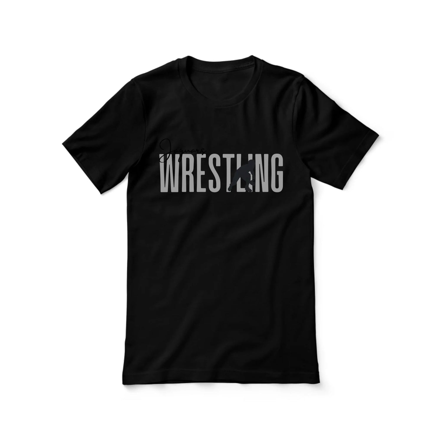 Personalized Wrestling Shirt With Modern Bold Design on a Unisex T-Shirt