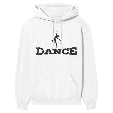 Basic Dance with Dancer Icon on a Hoodie with a Black Graphic