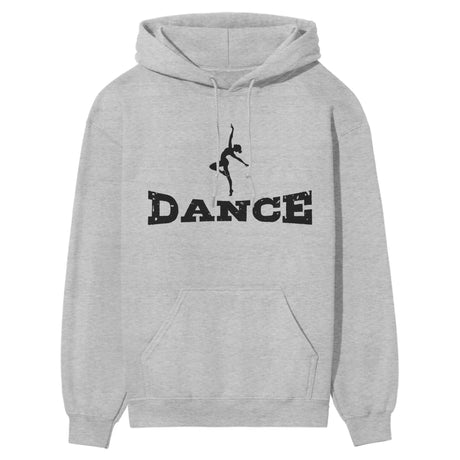 Basic Dance with Dancer Icon on a Hoodie with a Black Graphic