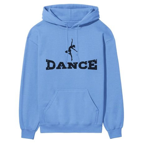 Basic Dance with Dancer Icon on a Hoodie with a Black Graphic