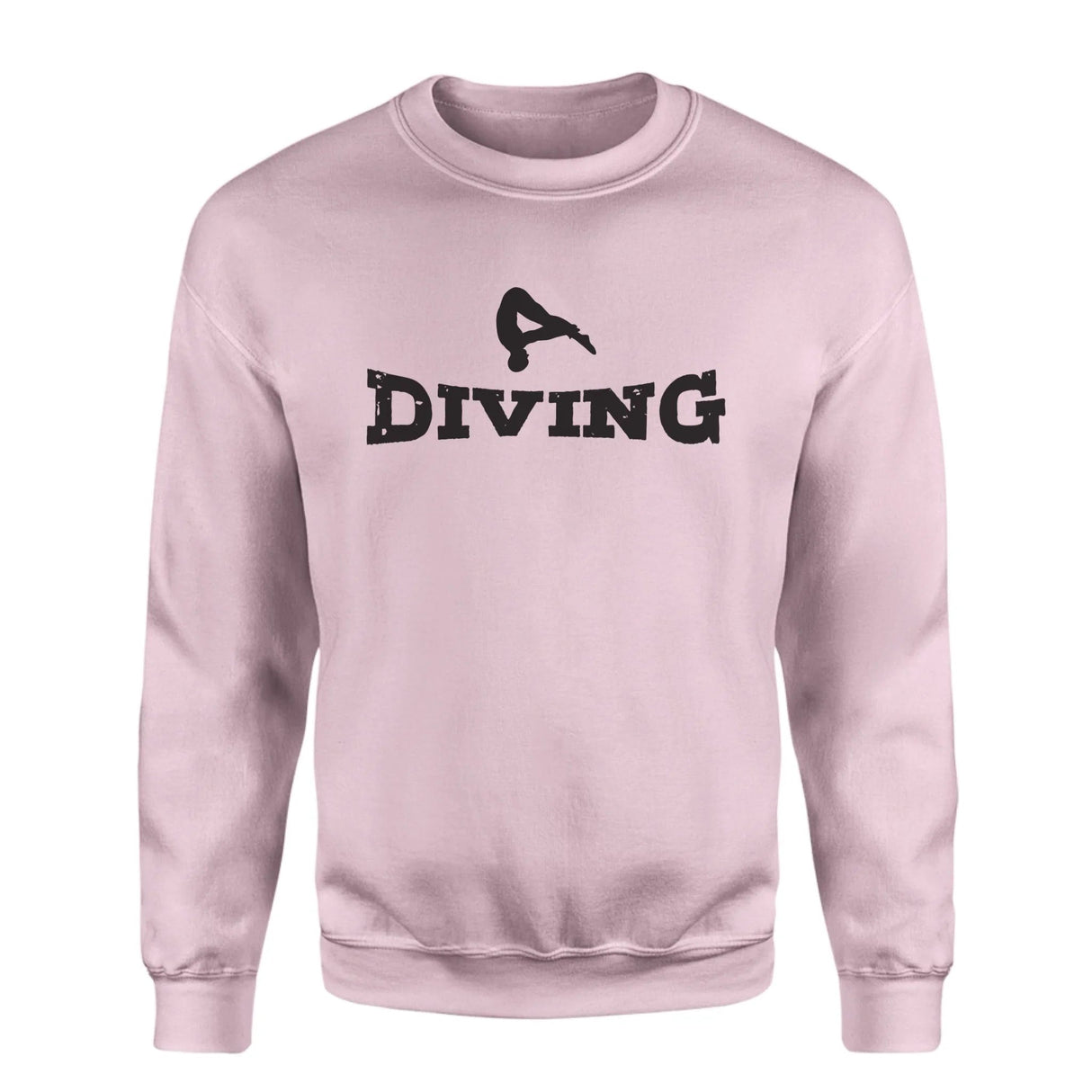 Basic Diving with Diver Icon on a Sweatshirt with a Black Graphic