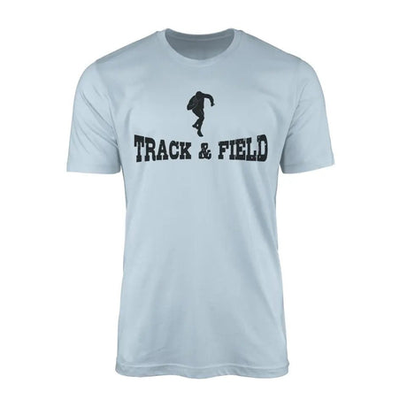 Basic Shot put with Shot putter Icon on a Men's T-Shirt with a Black Graphic