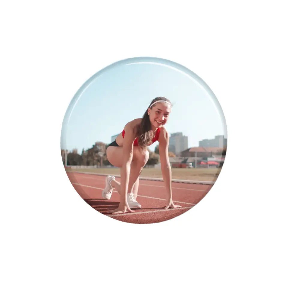 Custom Sprinter Photo on a Button