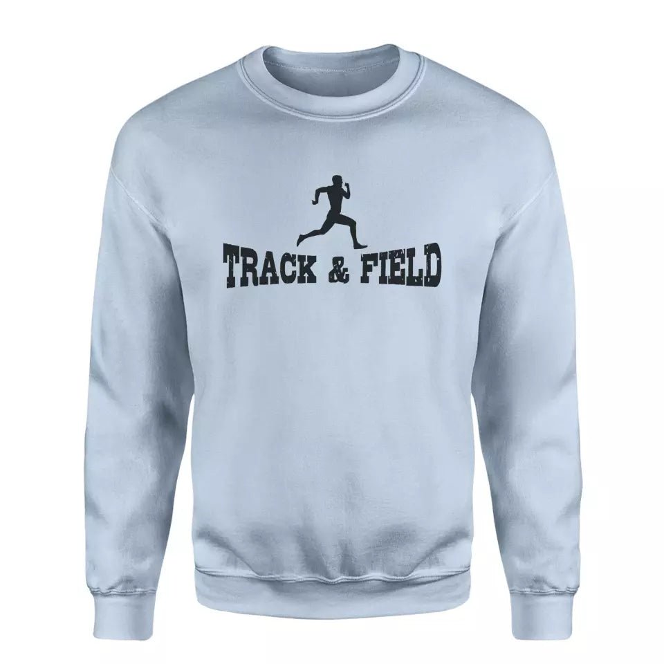 Basic Sprint with Sprinter Icon on a Sweatshirt with a Black Graphic