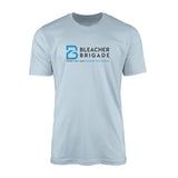 bleacher brigade cheers that unite support that inspires design on a mens t-shirt