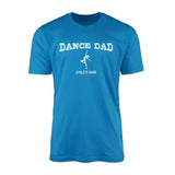 Dance Dad with Dancer Icon and Dancer Name | Men's T-Shirt | White Graphic