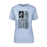 Dance Grandma Vertical Flag | Unisex T-Shirt | Black Graphic