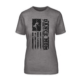Dance Mom Vertical Flag | Unisex T-Shirt | Black Graphic