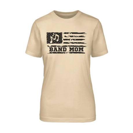 band mom horizontal flag on a unisex t-shirt with a black graphic