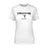 gymnastics mom with gymnast icon and gymnast name on a unisex t-shirt with a black graphic