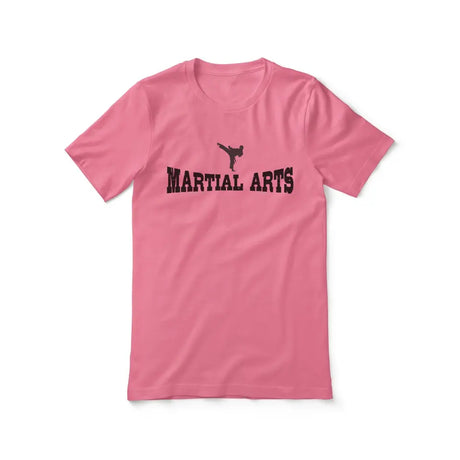 basic martial arts with martial artist icon on a unisex t-shirt with a black graphic