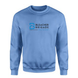 bleacher brigade cheers that unite support that inspires crewneck on a sweatshirt