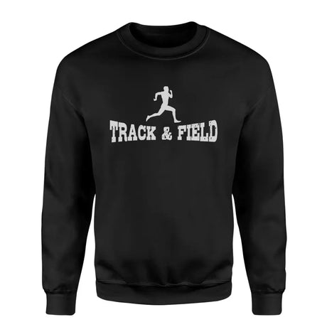 basic sprint with sprinter icon on a sweatshirt with a white graphic