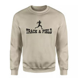 basic sprint with sprinter icon on a sweatshirt with a black graphic